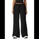 thumbnail image 1 of Pantalones Deportivos Casuales Holgados de Pierna para Mujer, Rectos, de Tiro Bajo, con Bolsillos con Cordón Elástico Negro L, 1 of 7