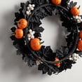 thumbnail image 4 of Cadancy Halloween Garland Artificial Maple Leaf Vine with Pumpkins, Fall Harvest Decor for Fireplace Mantel Door, Spooky Autumn Thanksgiving Indoor Outdoor Party Decorations, 4 of 7