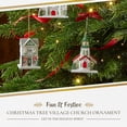 thumbnail image 2 of Spode Christmas Tree Village Church Ornament - Decorations with LED Light - Nostalgic Holiday Décor, Festive Christmas Ornaments for Holiday Collectors - Traditional Holiday Decoration, 2 of 7