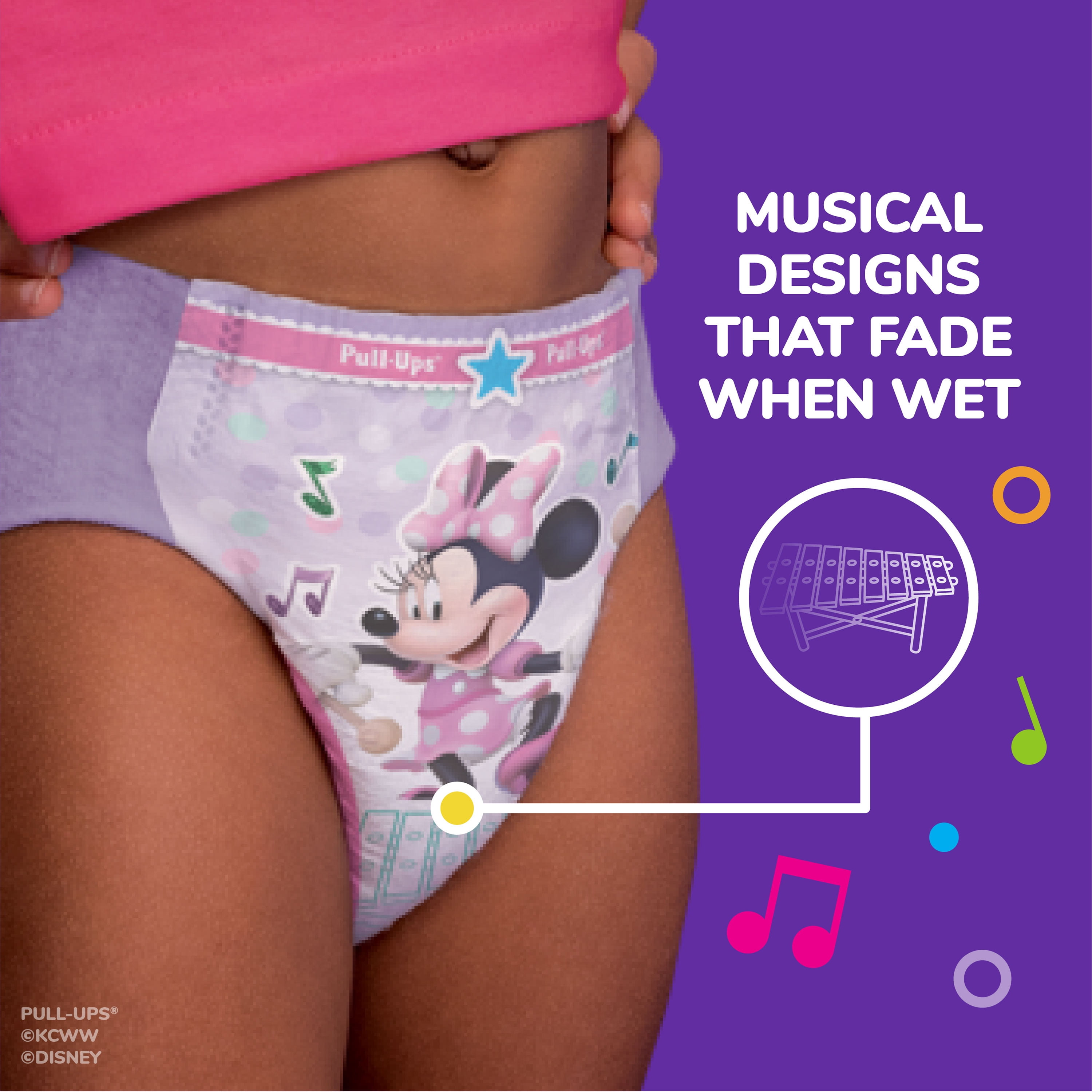 Pull-Ups Girls' Learning Designs Training Pants, 3T-4T, 84 Ct