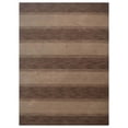 thumbnail image 2 of Rugsotic Carpets Hand Knotted Wool Area Rug 5'x8' Brown Beige Contemporary Rectangle Indoor Rug for Living Room, Bedroom Antimicrobial L00205, 2 of 5