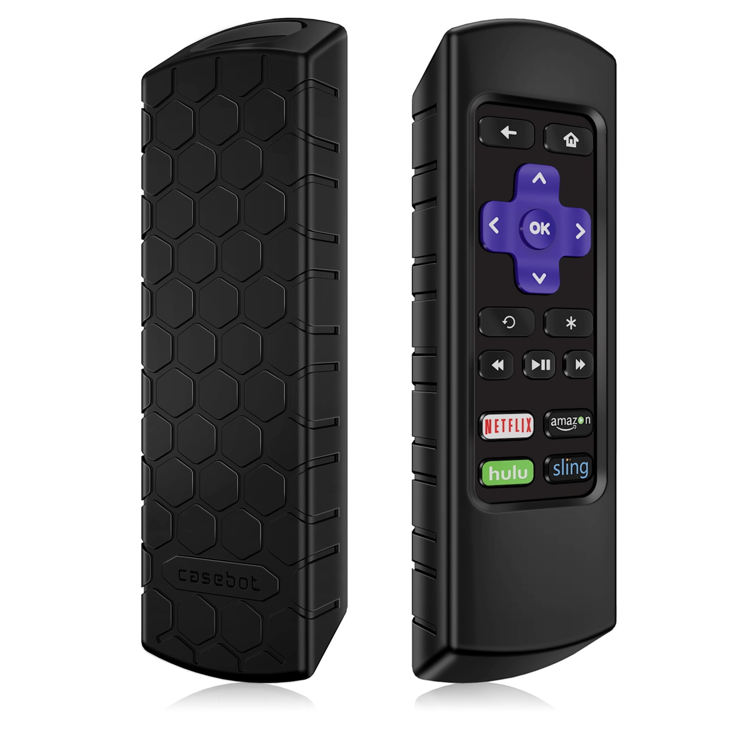 Silicone Remote Control Case Cover for Roku Express, Roku Premiere RC68/RC69/RC108/RC112 Remote