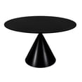 thumbnail image 1 of Mesa de Comedor Redonda Base Cónica Negra 120x120 cm Ideen, 1 of 3