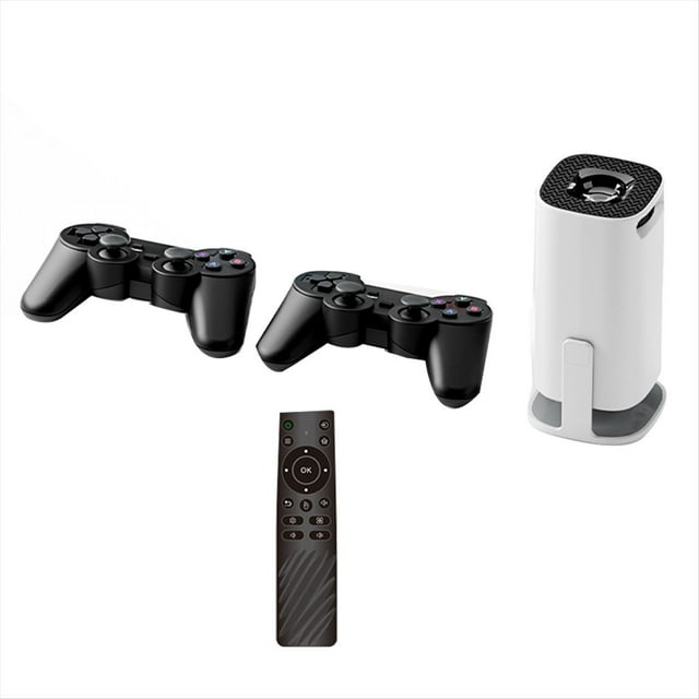 Proyector para Juegos P30MAX Solución H713 720 1280x720P Compatible con para Reproducción 4K 150-180 Lúmenes 14 Emuladores Más de 36000 Juegos Enchufe Europeo