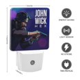 thumbnail image 2 of John Wick Luz nocturna LED con sensor de anochecer a amanecer para dormitorio, baño, pasillo, escaleras - Lámpara LED nocturna de enchufe, 0.5W - 1 pieza, 2 of 6