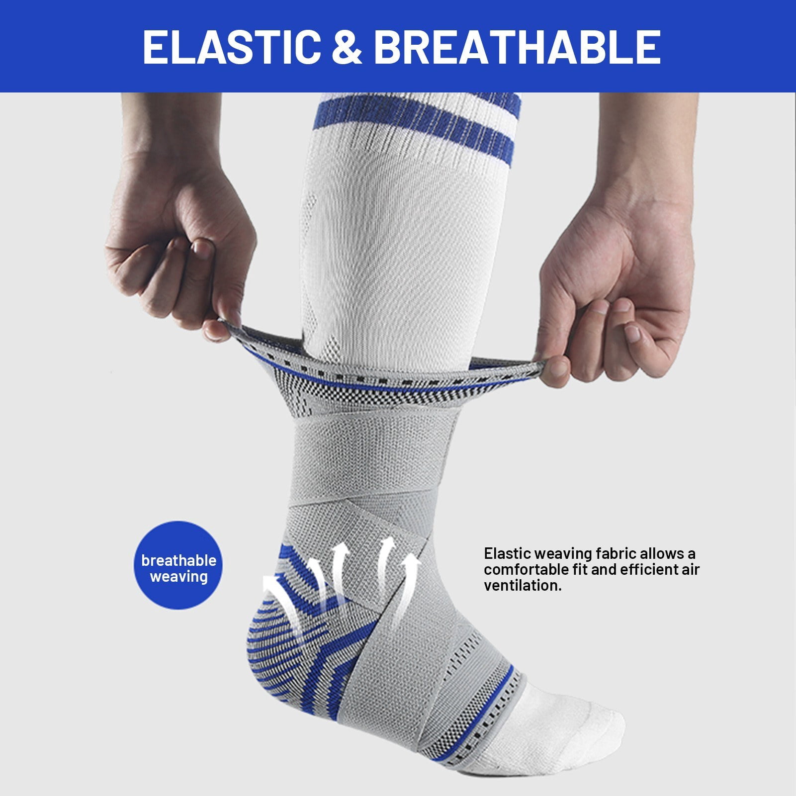 Adjustable Ankle Brace Support for Sports and Activities
