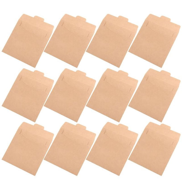 30 bolsas de papel kraft.