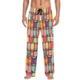 thumbnail image 7 of FORMRS Mens Pajama Pants with Pockets Sleepwear Lounge Bottoms Sizes S-2XL, Beige Jar, 7 of 7