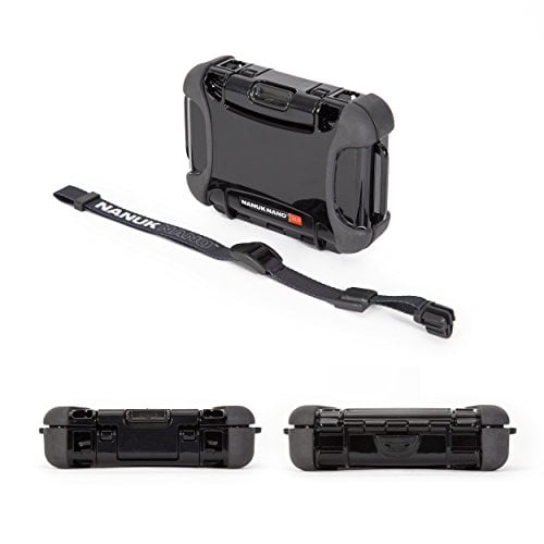 Nanuk 310-0001 Serie Nano impermeable pequeña caja dura para teléfonos, cámaras y electrónica (negro)
