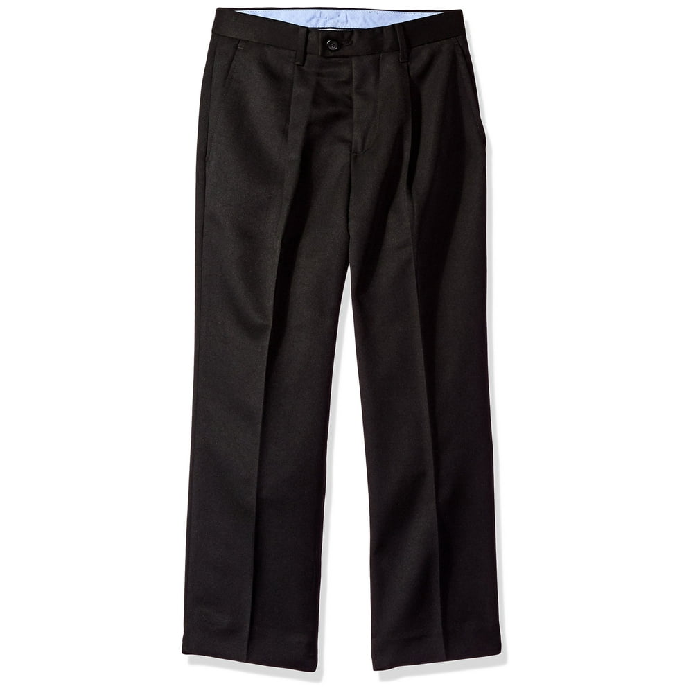 Nautica Boys Dress Pants Stretch Microfiber Pleated Front 10