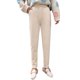 thumbnail image 1 of Moda mujer Pantalones de color sólido Fleece Cálido Cintura alta Bolsillo con cordón Pantalones Hare Abanopi Beige/XX-grande, 1 of 7