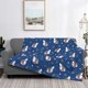 thumbnail image 2 of Fotbe Cute Shark Manta de Franela con Estampado, Manta Ultrasuave para Cama, Sofá, Auto, Hipoalergénica y Antibolitas-60"x50", 2 of 6