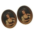 thumbnail image 3 of Cadre Photo Ovale miniature miniature miniature 1/12 Décorations Maison de Poupée Style 2, 3 of 7