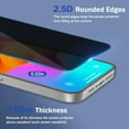 thumbnail image 2 of [2+2Pack] iPhone 14 Privacy Screen Protector and Camera Lens Protector, 9H Anti Spy Dark Tempered Glass, Easy Installation, Bubble Free, 2 of 9