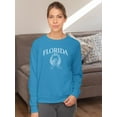 thumbnail image 2 of Florida Basketball Team Sweatshirt Women -Image by Shutterstock, Female 5X-Large, 2 of 4