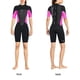 thumbnail image 5 of Greeniant Traje de buceo de alta eficiencia a prueba de frío de una pieza estilo de manga corta transpirable agradable a la piel traje de baño clásico Deportes acuáticos Mujer Rosa XXL Greeniant OD020692-24, 5 of 6