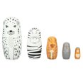 thumbnail image 2 of Russian Nesting Dolls, Nesting Dolls Snowflake Leopard Multipurpose Burr Free Wooden  For Christmas Gift, 2 of 8