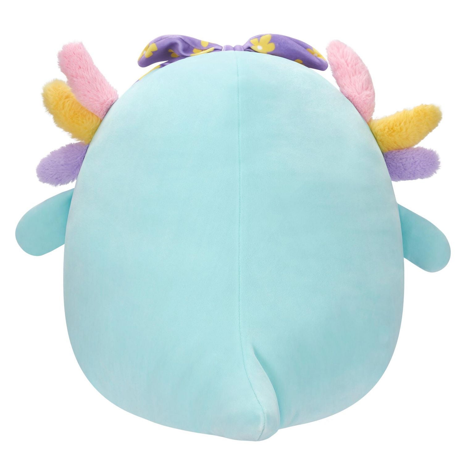 Squishmallows Easter 16" Plush - Irina the Teal Axolotl with Rainbow Gills and Purple Head Bandana
