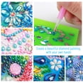 thumbnail image 2 of 5D DIY Con Forma Especial Parcial Arte Flores Cristal 30x30cm, 2 of 9