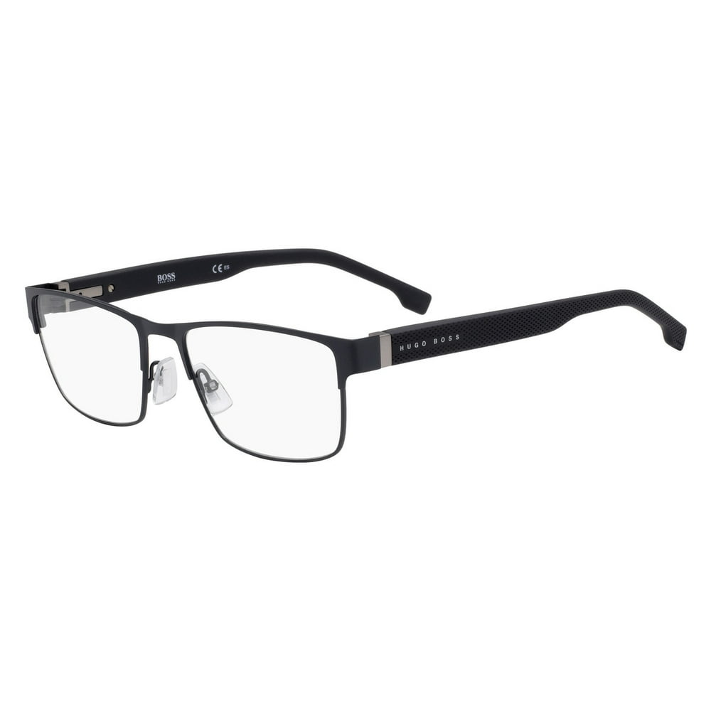 Hugo Boss 1040 Full Rim Rectangular Matte Gray Eyeglasses - Walmart.com ...