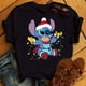 thumbnail image 3 of Camiseta Kawaii stitch para mujer, Tops de verano, camisetas con estampado de corazón de dibujos animados, camiseta de Anime, ropa para mujer, 3 of 5