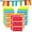 Type A, variant on 300 Pcs Cable Labels, 5 Colors Waterproof Cord Label Electronics Tags for Cables Management, Self Adhesive Wire Labels,Laser Printer and Handwriting