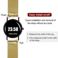 thumbnail image 5 of Uxcell Stainless Steel Mesh Watch Band 16mm Quick Release Adjustable Strap, Gold Tone, 5 of 6