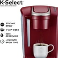 Keurig KSelect SingleServe KCup Pod Coffee Maker, Vintage Red