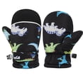 thumbnail image 2 of Aihuaihua Kids Winter Gloves Cartoon Color Block Waterproof Ski Gloves for Baby Toddler Boys Girls 6 Month-10 Years, Warm Snow Gloves for Outdoor Winter Play, 2 of 3