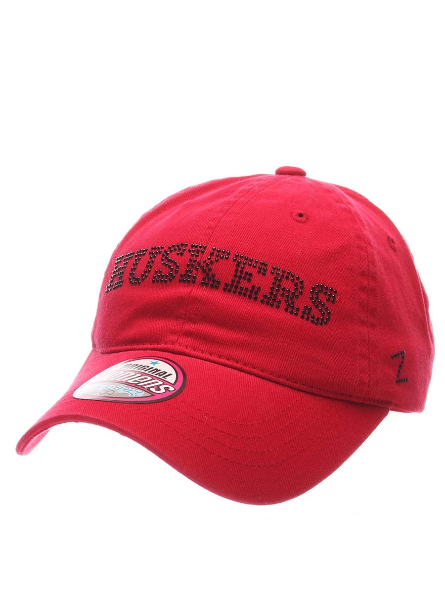 Nebraska Cornhuskers Womens Dazzle Adjustable Hat (Red) by Zephyr