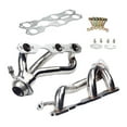 thumbnail image 2 of Pair Exhaust Manifold Headers Fit for Chevy S10 Blazer Fit for GMC Sonoma 4.3L V6 4WD 1996-2001, 2 of 10