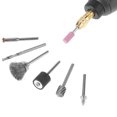 thumbnail image 4 of 141pcs MiniElectric Grinder Tool Accessories Kit for Model, Arts and Crafts,Woodworking, DIY, Wood Cutting Disk, Brushes, Sand Paper Block, Polishers, Bits, Burs, etc., 4 of 8