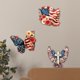 thumbnail image 4 of Wmhnj Juego de 4 piezas de madera patritica para colgar en la pared, ideal para decorar fiestas en casa, sala de estar y celebraciones navideñas., 4 of 6