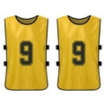 thumbnail image 4 of Mixfeer 12PCS Kid's Football Pinnies Quick Drying Soccer Jerseys Youth Sports Scrimmage Basketball Team Training Numbered Bibs Practice Sports Vest, 4 of 7