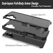 For Apple iphone 16 Phone Case, Ebizware Heavy Duty Shockproof Case [Military Grade Drop Tested] Dual Layer Full Body Protective Cover for iphone 16 -Black