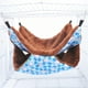 thumbnail image 4 of Hamaca colgante de doble capa para animales pequeños, jaula cálida, cama colgante para mascotas Conejo azul, 4 of 9
