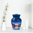 thumbnail image 6 of Northern Light Little Cremation Urn For Men & Women - Decorative Keepsake Urns For Human Ashes For Male And Female - Purple Urns For Girl - Little Blue Keepsake Urn For Adults Boy And Girls 3 Inch, 6 of 7