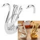 thumbnail image 4 of Vajilla Mini aleación De Zinc Fruta Postre Degustación Tenedores Cuchara Con Base De Cisne Para La Cocina Casera, 4 of 7