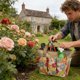 thumbnail image 5 of Bolsa de herramientas de jardinería con gran capacidad y varios bolsillos, organizador de caja para tijeras, guantes y esenciales para plantar, 5 of 6