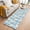 Teal, variant on 2'x6' Rug Runners for Hallways Kitchen, Yellow Blue Spring Floral Non Slip Entryway Beside Floor Carpet Runner, Summer Botanical Farmhouse Washable Laundry Room Bedroom Throw Rugs Mat for Family Pet