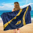 thumbnail image 6 of XYZCANDO Barbados Flag & Typography Pattern Car Seat Towel Cover Sweatproof, Non-Slip Breathable Automotive Seat Towel Protector Machine Washable, 6 of 11