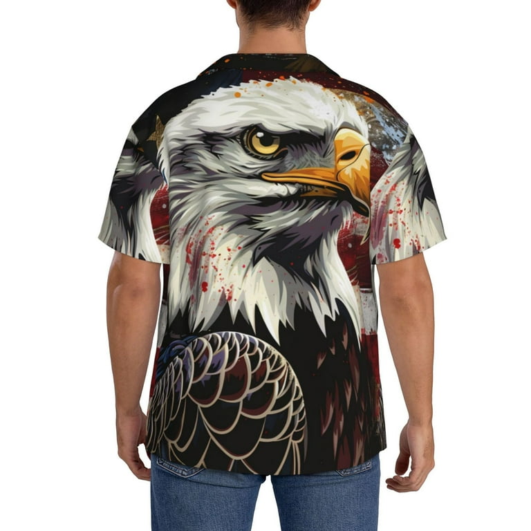 dress shirts american eagle AE Relaxed Fit Denim Button-Up Shirt Men's Cerulean Blue XS