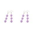 thumbnail image 4 of Qarigey 1 par de pendientes de gancho trenzado, colgante para niñas y adolescentes, pendientes para novia, fiesta de oficina, joyería de Type4 NO4, 4 of 6