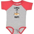 thumbnail image 3 of Inktastic Corgi Life is Rough Boys or Girls Baby Bodysuit, 3 of 5