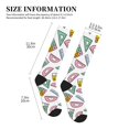 thumbnail image 2 of Compression Socks For Women And Men - Math Ruler Print Colorful Compression Socks Circulation For Workout, 2 of 2