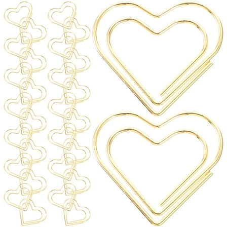 100 Pcs Paper Clip Metal Swing Needle (rose Gold) 100pcs Envelope Holder Office Stationery Student Office