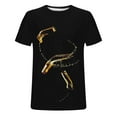 thumbnail image 5 of Styesk T-Shirts pour Hommes Nouvelle Mode T-shirt pour Hommes Impression 3D Bière Indéterminable Manches Courtes Col Rond T-shirt Décontracté Haut de Sport Blouses, 5 of 5