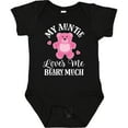 thumbnail image 3 of Inktastic My Auntie Loves Me Girls Bear Girls Baby Bodysuit, 3 of 5