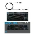 thumbnail image 3 of Logitech G915 TKL Wireless RGB Mechanical Gaming Keyboard, Black, 3 of 11