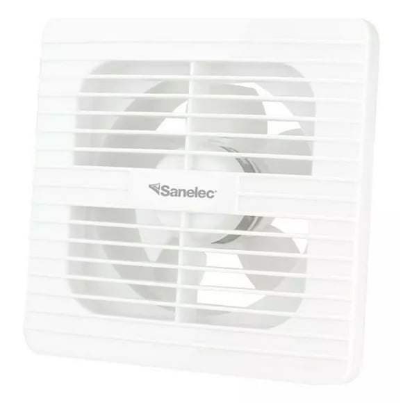Extractor De Aire 8 24w Color Blanco Para Baño Sanelec